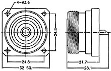 7166551A1-120STS-50 - Str. panel-Receptacle jack - Raison Enterprise Co., Ltd.