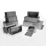 G106MF - SEALED DIE-CAST ALUMINIUM ENCLOSURES WITH FLANGE IN THE BASE - Gainta Industries Ltd.