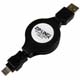 Cable, Retractable, USB 2.0 Compatible, A - Mini5, M-M, 48"