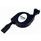 GS-0190 - Power Cord, Notebook w/Figure 8, Retractable, 5', Black - Gean Sen Enterprise Co., Ltd.