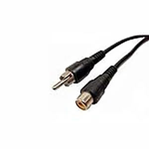 Cable, RCA Video, M/F, 75 Ohm Coaxial
