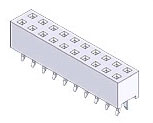 KF7-XXGXXX060STXX - Female Header Pitch=2.0 Double Row Straddle H=4.3 - Kendu Technology Co., Ltd.