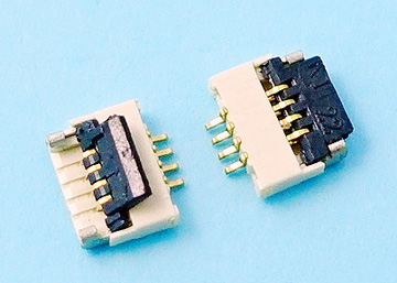 LFPC05102-XXRL-TAG - FPC 0.5mm H:1.0 Cover Lift  SMT R/A Lower Type Connector - LAI HENG TECHNOLOGY LTD.