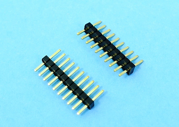 1.27mm Pin Header H:1.0 W:2.1 Single Row Straight DIP Type 