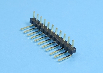 LP/H200RGN a B c／b -1xXX - 2.0mm Pin Header H:1.5 W:2.0 Single Row Down Angle DIP Type - LAI HENG TECHNOLOGY LTD.