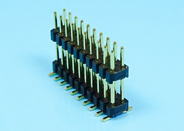 2.0mm Pin Header H:2.0 W:4.0 Dual Row Dual Base SMT Type