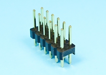 2.54mm Pin Header H:2.54 W:5.08 Dual Row Straight DIP Type