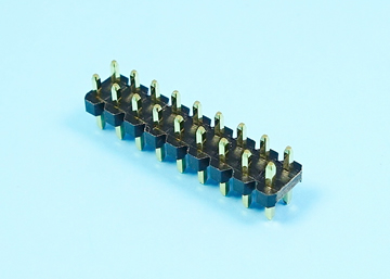 2.54mm Pin Header H:1.7 W:5.08 Dual Row Straight DIP Type