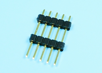 2.54mm Pin Header H:2.54 W:2.54 Single Row Dual Base Straight DIP Type