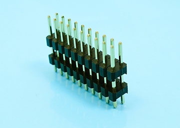 2.54mm Pin Header H:2.54 W:5.08 Dual Row Dual Base Straight DIP Type
