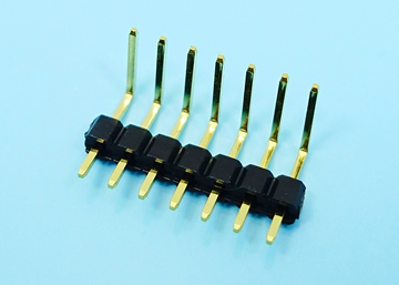 2.54mm Pin Header H:2.54 W:2.54 Single Row Up Angle DIP Type