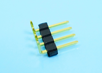 2.54mm Pin Header H:2.54 W:2.54 Single Row Down Angle DIP Type