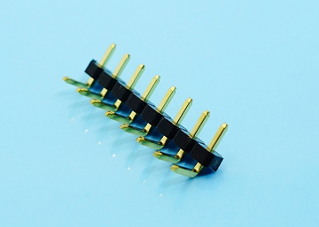 LP/H254RGN a C c／b -1xXX - 2.54mm Pin Header H:1.5 W:2.54 Single Row Down Angle DIP Type - LAI HENG TECHNOLOGY LTD.