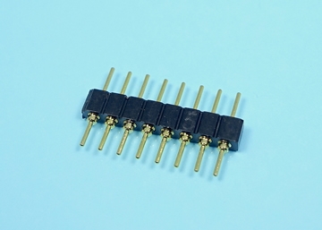 LSIP200M-1xXXGO - 2.00mm Machined Pin Header Single Row (Gold Plated) - LAI HENG TECHNOLOGY LTD.