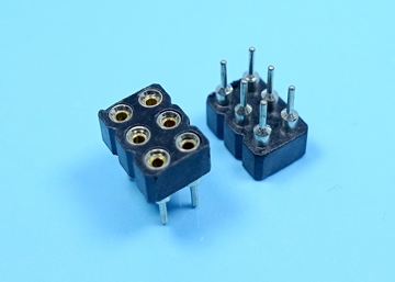 2.54mm SIP SOCKET Dual Row Round Pin