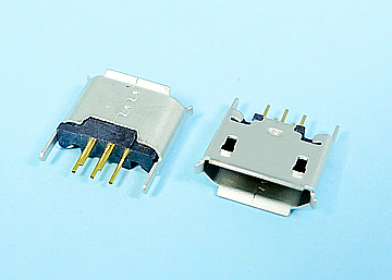 LMCUB-22PMH0510123LX - MICRO USB  B Type  5Pin Female  Vertical  (180ﾟ) DIP  - LAI HENG TECHNOLOGY LTD.