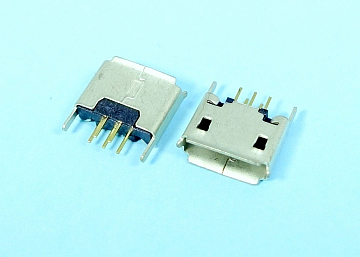 LMCUB-22PMH051T122L - MICRO USB  AB Type  5Pin Female  Vertical  (180ﾟ) DIP  - LAI HENG TECHNOLOGY LTD.