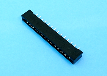 FPC 2.54mm NON ZIF DUAL CONTACT DIP (180°) TYPE Connector