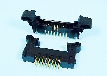 2.0 mm Pitch Box Header With Short Latches  Straight Type