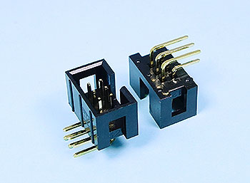 2.54  mm Pitch Box H:9.1 Header Right Angle Type