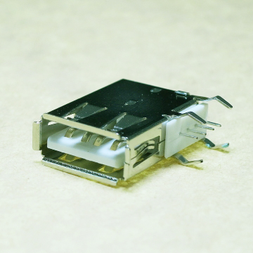 3210-SRWE-01UW - USB A TYPE 90° Upright White Housing  RoHS - Leamax Enterprise Co., Ltd.