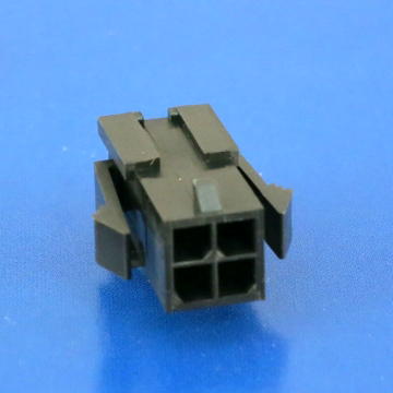 4312-2xxHFE - Wafer 3.0mm Dual Row Female Black Housing With Mtg Ears - Leamax Enterprise Co., Ltd.