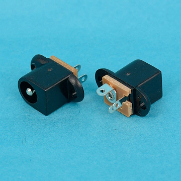 3279AE / 3279BE - DC Power JACK 3PIN 2.mm AND 2.5mm VERTICAL TYPE - Leamax Enterprise Co., Ltd.