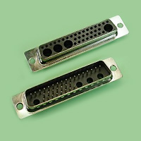 PND20-50 - D-SUB Coaxial Connector 50Pin Solder / P.C.B/ Right Angle - Chang Enn Co., Ltd.