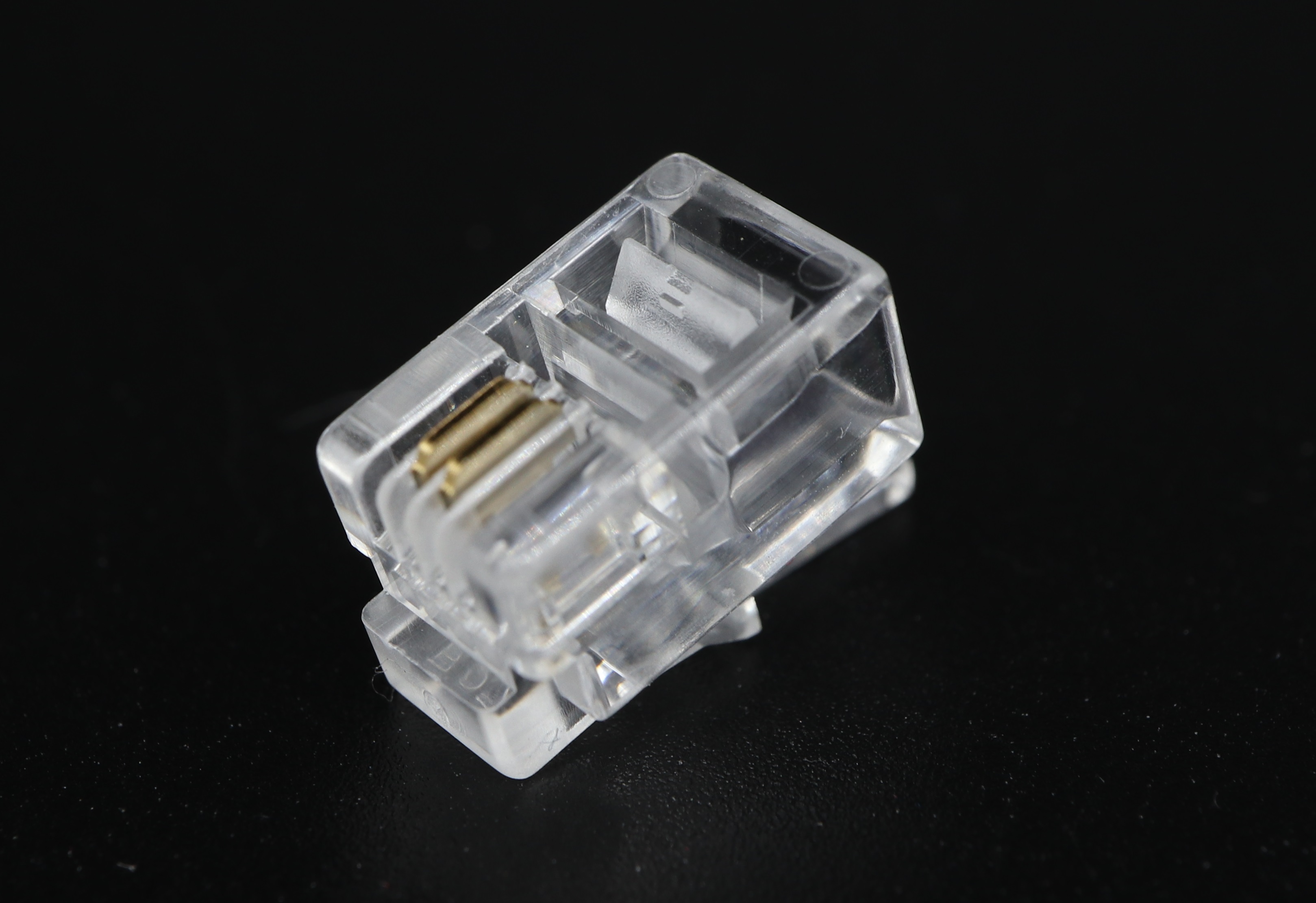 RJ9 Modular Plug  4P2C-F 