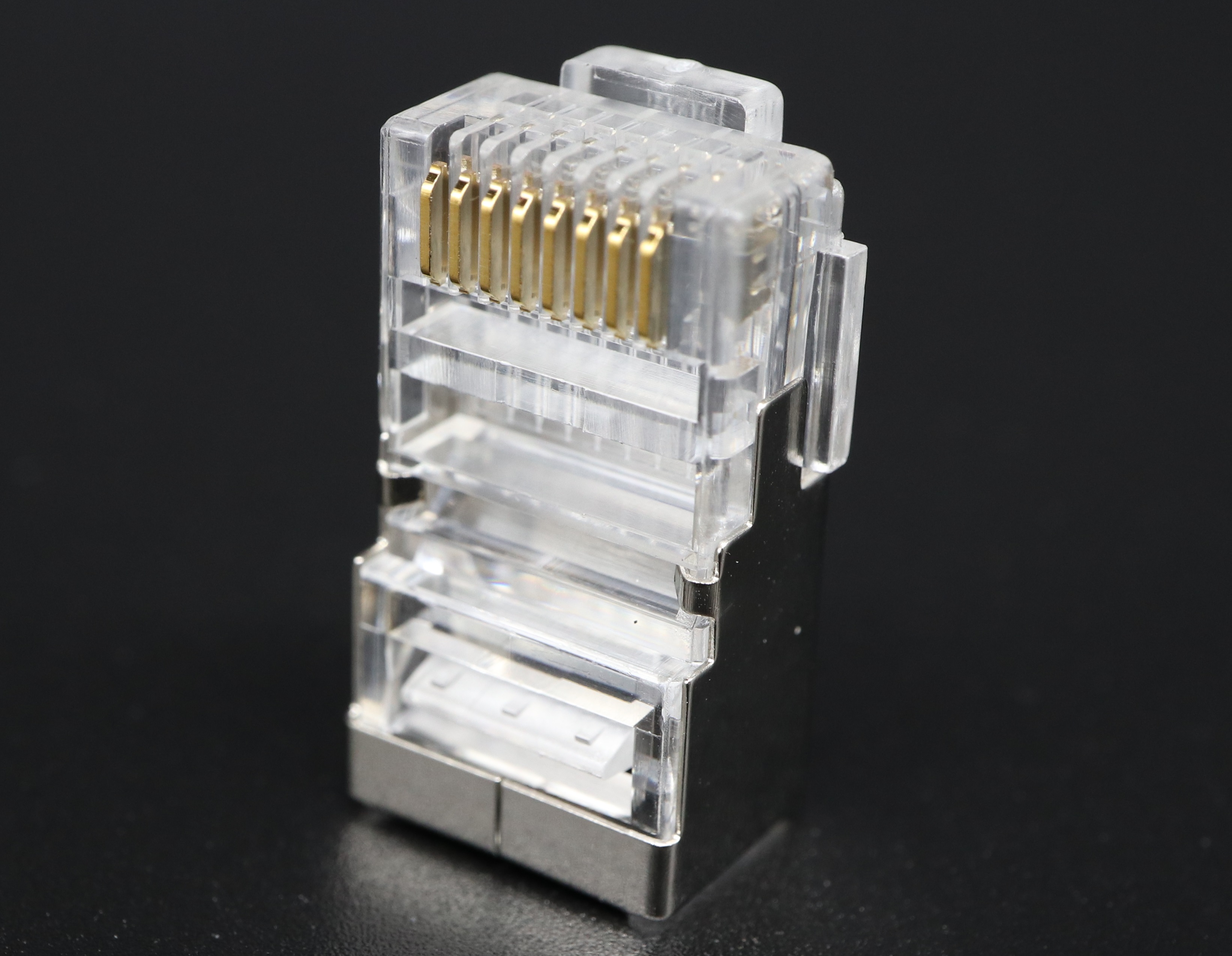 P8-003-1 - RJ45 Modular Plug Cat.5E 8P8C-R  STP W/ RIGHT KEY - Plug Master Industrial Co., Ltd.