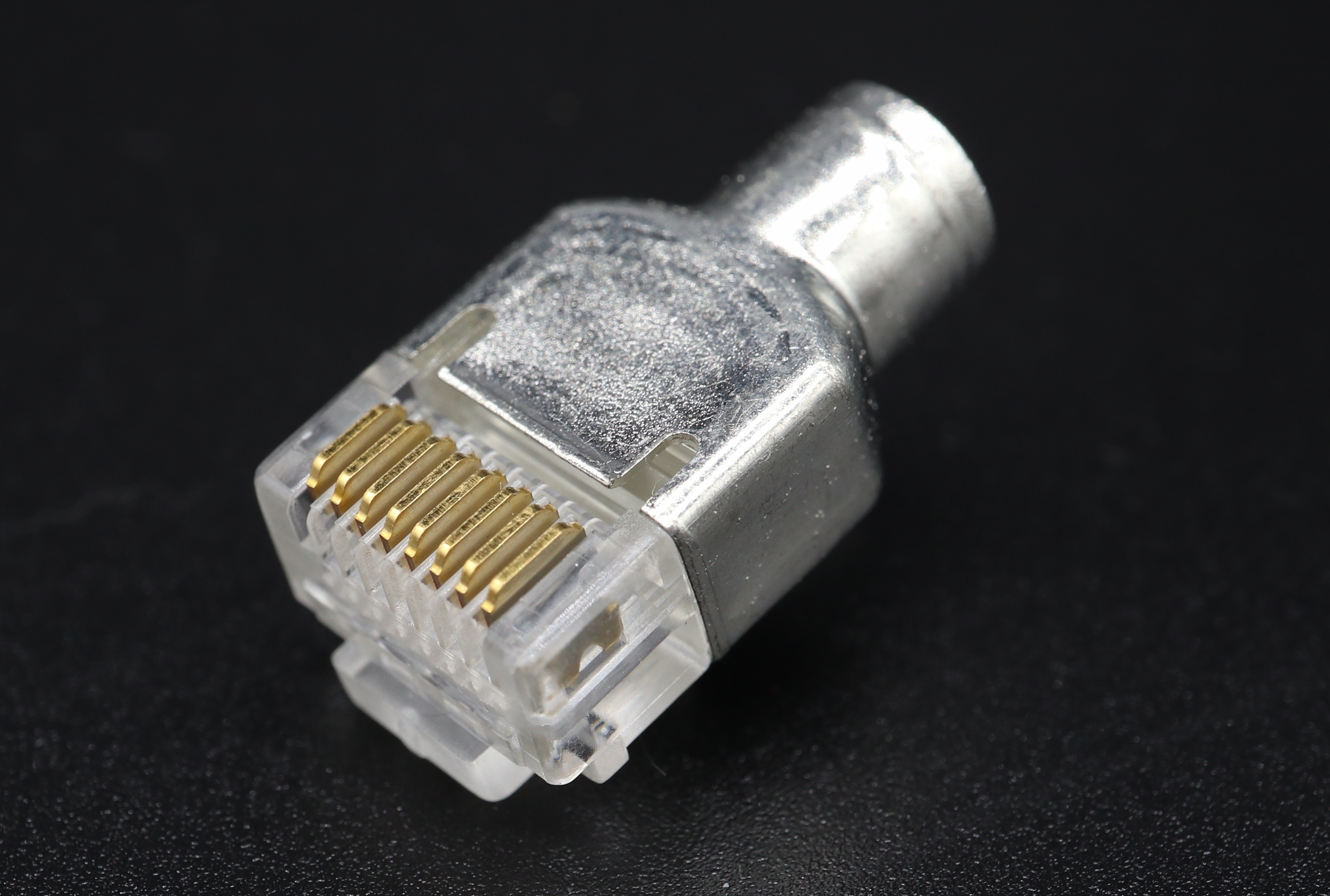 P8-M14 - C5E M-8P8C-F STP RJ45 Modular Plug - Plug Master Industrial Co., Ltd.