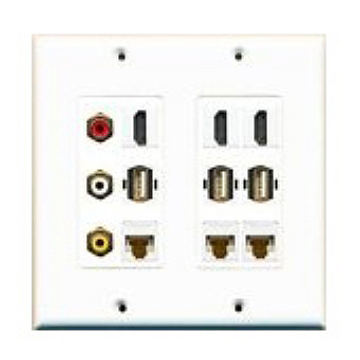 Keystone Coupler. Wall Plate series - Send-Victory Corp.