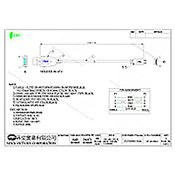 LOCKING USB 2.0 A Male to Micro B Male Cable - Send-Victory Corp.