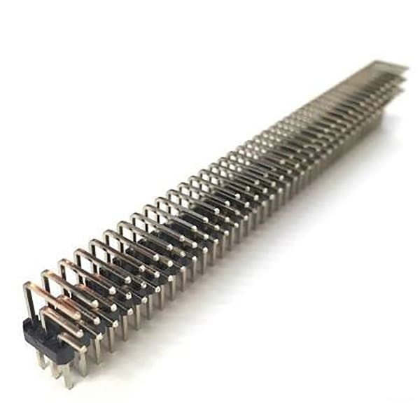 E52 - Pin Header Triple Row Single & Dual Body Right Angle DIP TYPE - Unicorn Electronics Components Co., Ltd.