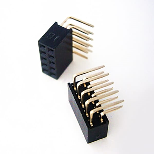 F25 - Female Header Single & Dual & Triple Row Right Angle DIP TYPE - Unicorn Electronics Components Co., Ltd.