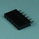  2801-AA & BA SERIES SINGLE ROW RIGHT ANLGLE TAIL PCB CONNECTORS   - Vensik Electronics Co., Ltd.