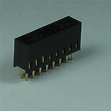  2802-AA & AB SERIES DUAL ROW VERTICAL MOUNT PCB CONNECTORS (HIGH PROFILE)   - Vensik Electronics Co., Ltd.