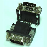   DPRL SERIES (PLUG&SOCKET) D-SUBMINIATURE CONNECTOR P.C.B MOUNT RIGHT ANGLE WITH MALE & FEMALE TYPE  - Vensik Electronics Co., Ltd.