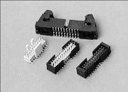 609B series - Pin -Header- Strip-Double row for Surface Mount Technic and High-Temperature Body  1.27mm pitch - Weitronic Enterprise Co., Ltd.
