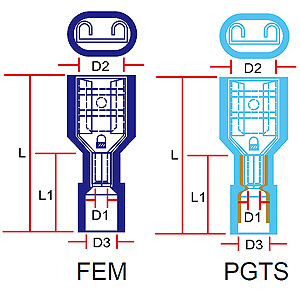  - Connector terminals