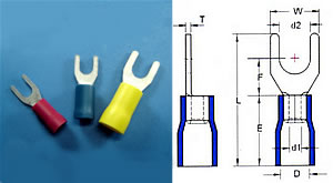 321032/DS3-1 - Spade terminals