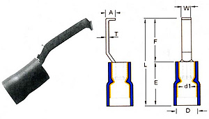 831318 - Lipped Blade Terminals Vinyl Insulated  - YEONG CHWEN INDUSTRIES CO.,LTD.