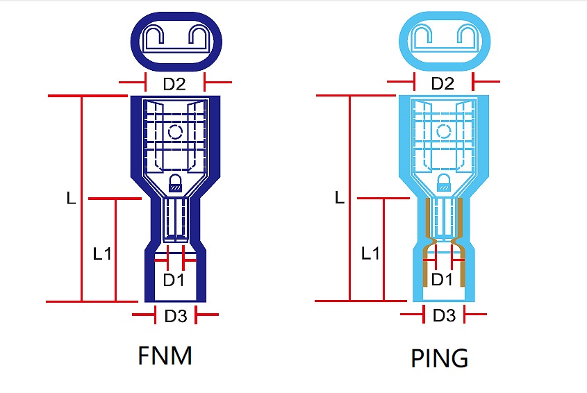  - Connector terminals