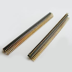 12703WMR-X-X-X - 1.27 mm Dual Row Straight Angle Headers - YIYANG ELECTRIC CO., LTD