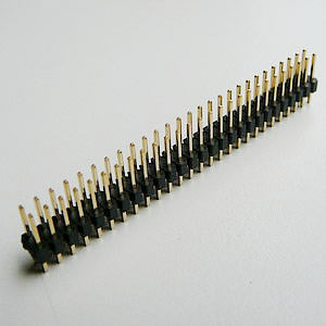 2.54 mm Dual Row Straight Angle Pin Header